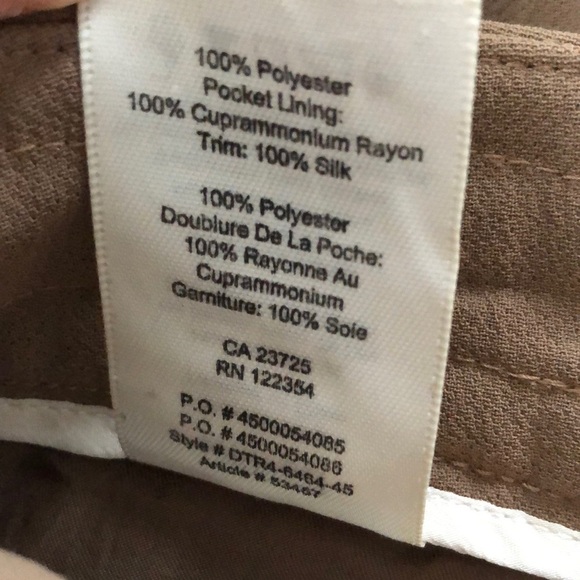 Aritzia Wilfred Beige Allant Crepe Pants Made of Japanese Fabric - Picture 12 of 12